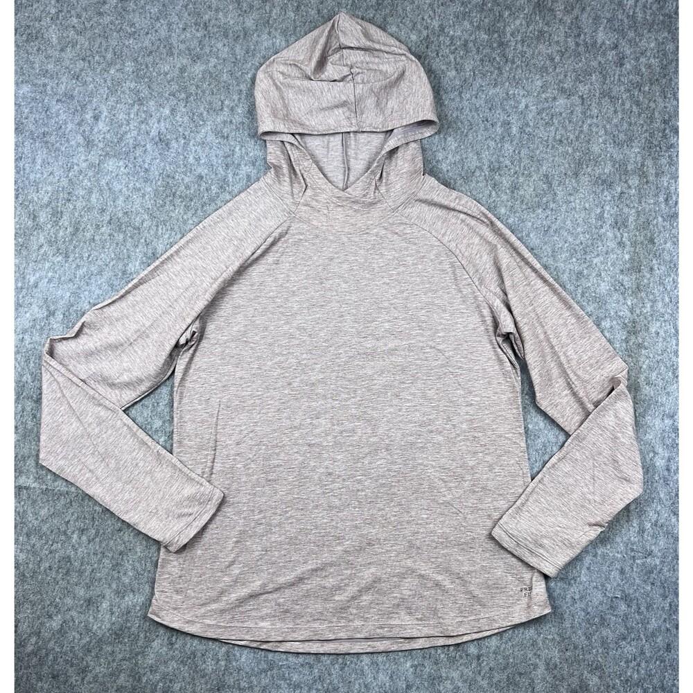 Free Fly Women's Elevate Hoodie Lightweight Pullover Long Sleeve Size Medium